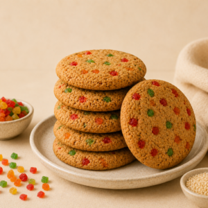 Delicious Colorful Tutti Frutti Sweet Cookies