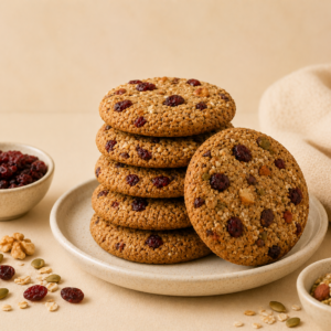 Premium Delicious Berries And Nuts Cookies
